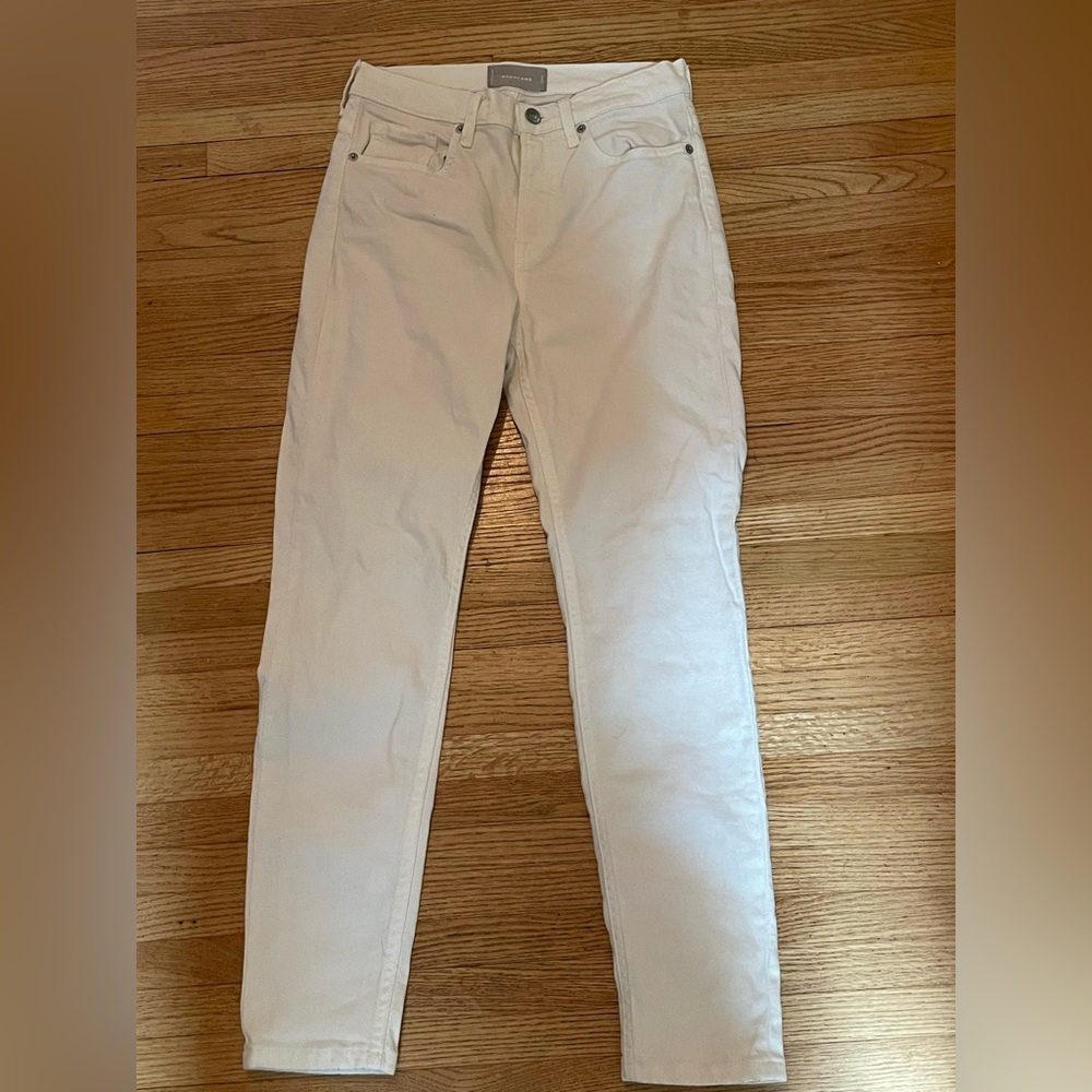 EVERLANE - White Denim Ankle Jeans - Size 26